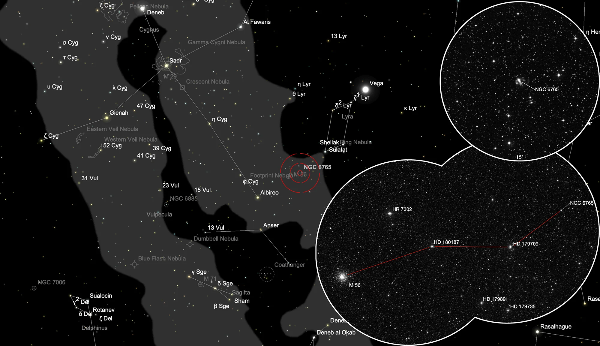Finder Chart Planetary Nebula NGC 6765