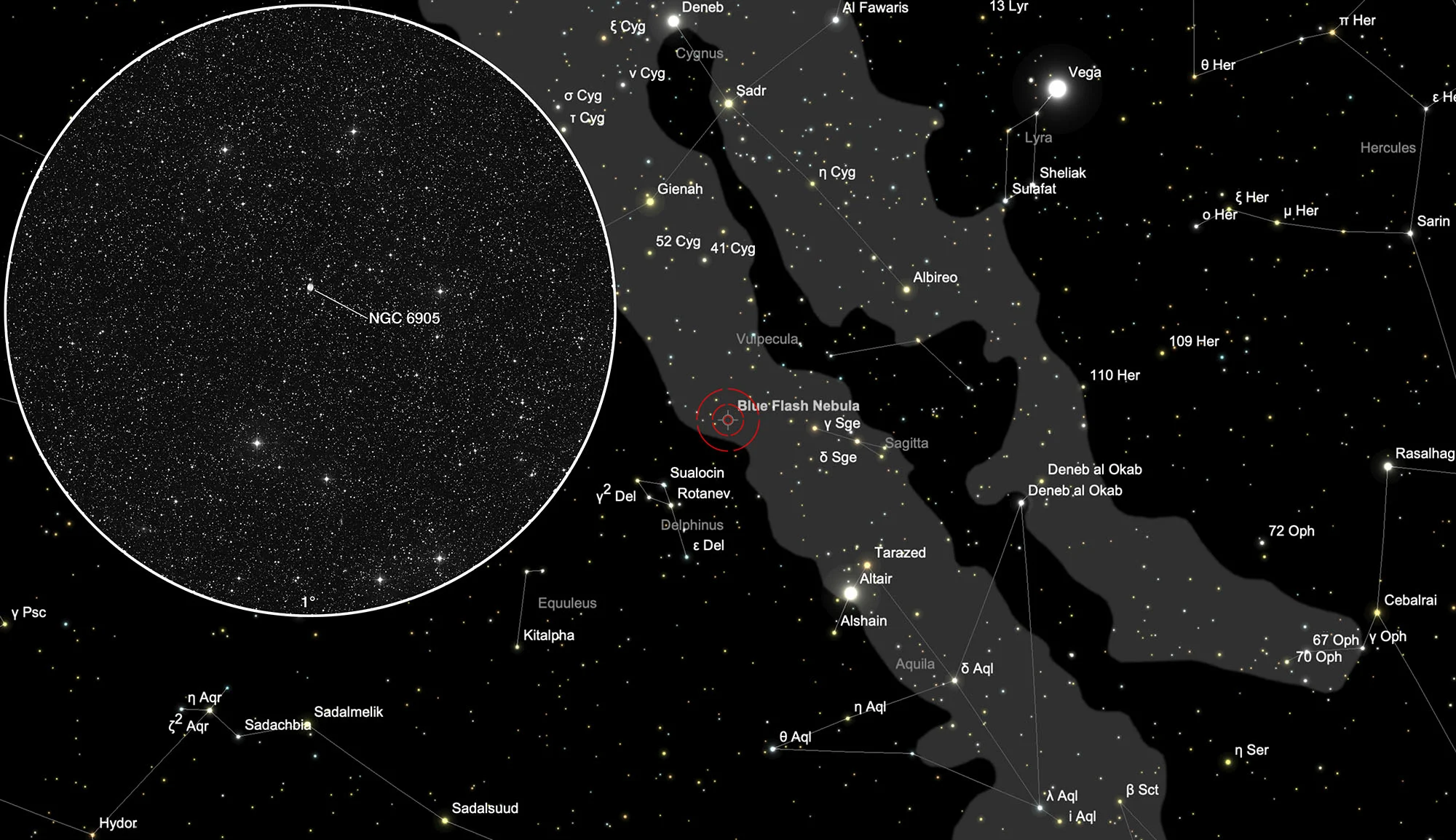 Finder Chart Cocktail (NGC 6905)