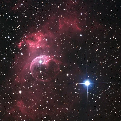 Bubble Nebula, Sh 2-162