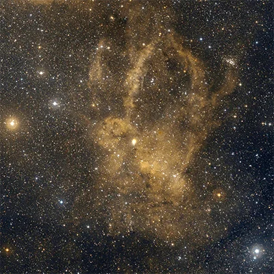 Lobster Claw Nebula, Sh 2-157
